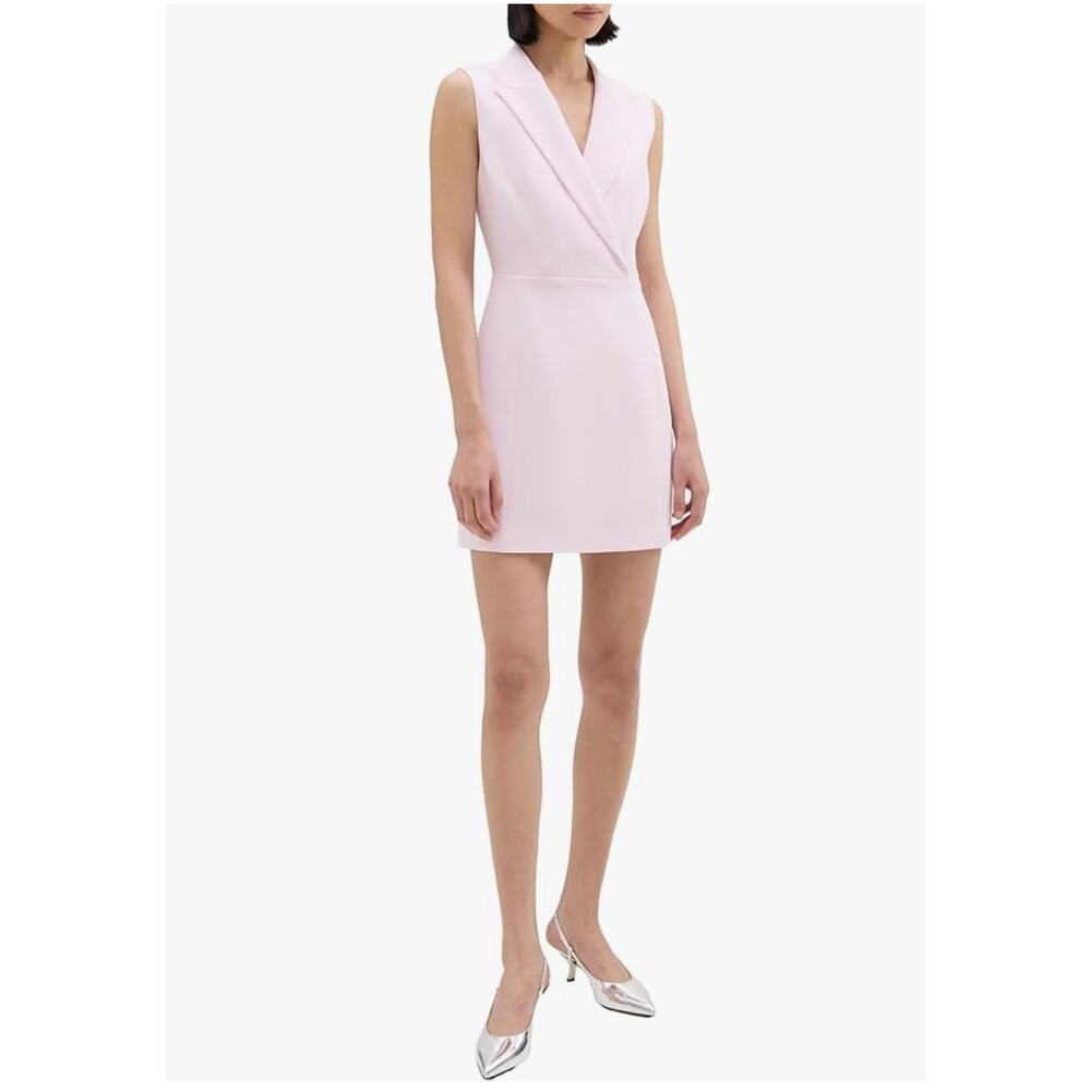 THEORY Blazer Teacup Mini Dress Pink Sz 12 NWT